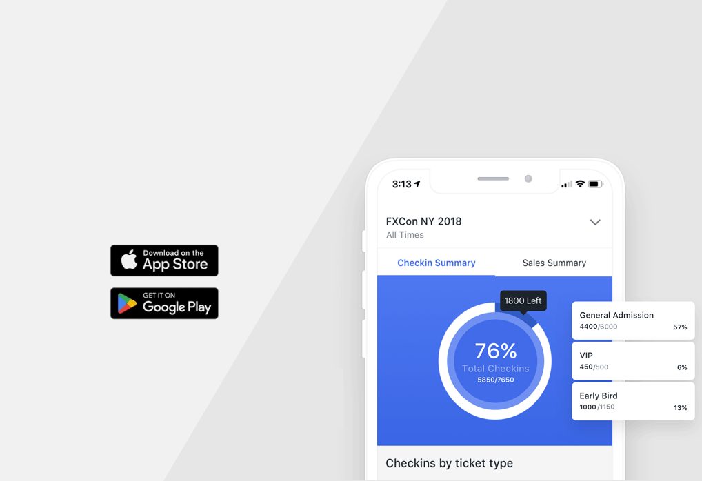 L'application de contrôle Billettera : le taux de remplissage et les entrées par tarif.